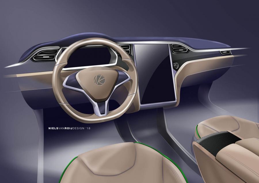 Эскиз Tesla Model S 85 Performance Shooting Brake by RemetzCar 2018 года  (фото 50 из 99)